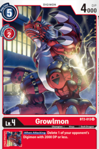 Growlmon BT2-013