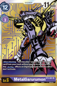 MetalGarurumon BT2-081 Alt. Art