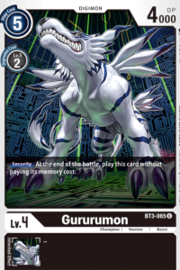 Garurumon BT3-065