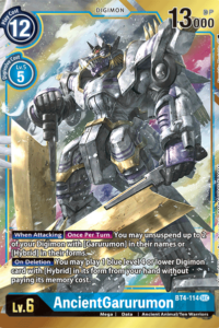 AncientGarurumon BT4-114 Alt. Art