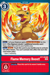 Flame Memory Boost! BT7-092