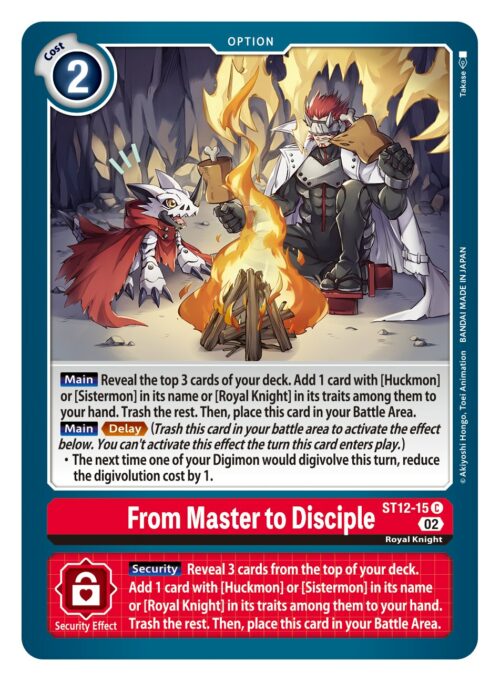 From Master to Disciple ST12-15