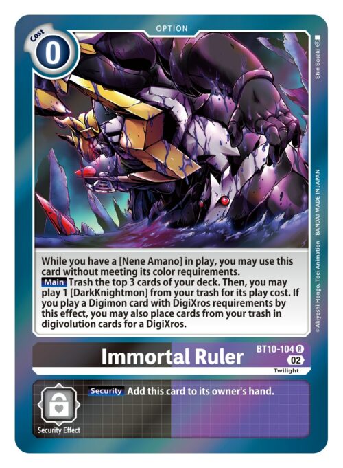 Immortal Ruler BT10-104