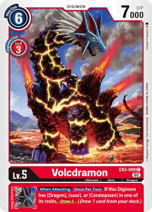 Volcdramon EX3-009