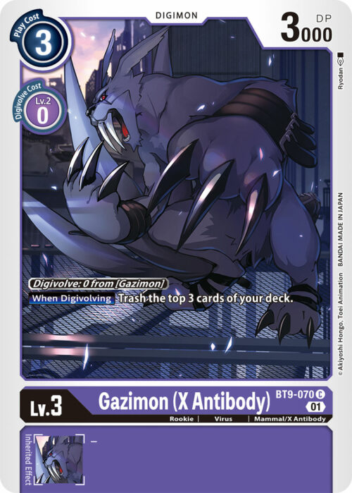 Gazimon X Antibody BT9-070